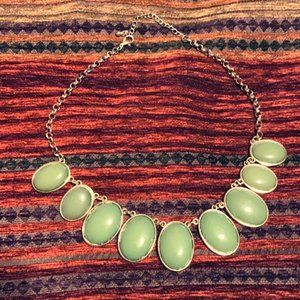 Green Statement Necklace